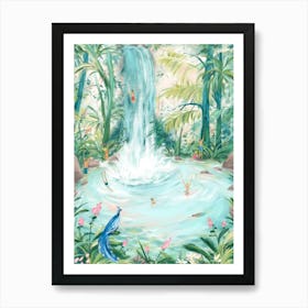 Jungle Pools Art Print