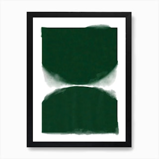 Green Abstract Art Print