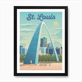 Saint Louis Gateway Arch National Park Art Print