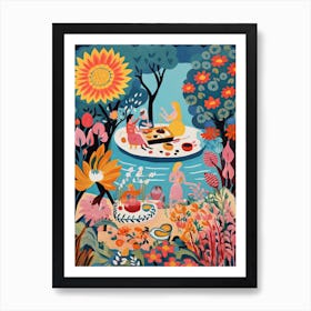 House Garden Vintage 2 Art Print