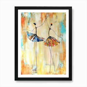 Dancers Canvas Art Art Print