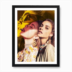 Yellow Seduction Art Print