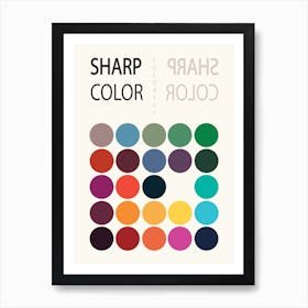 Sharp Color Art Print