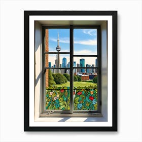 Toronto Stained Glass Window Art Print