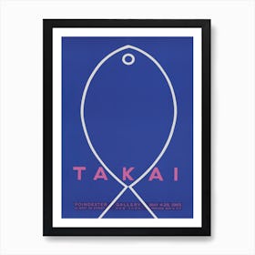 Takai Vintage Exhibition Poster Art Print