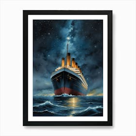 A Night of Darkness and Despair Art Print