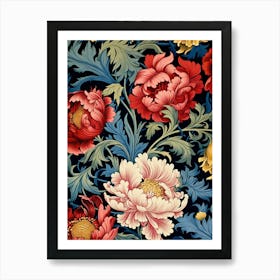 Floral Wallpaper 66 Art Print