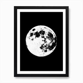 Full Moon Screenprint Art Print