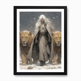 King Of The Lions Art Print