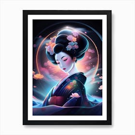 Geisha 8 Art Print