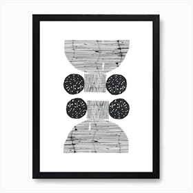 Abstract Still Life Of A Fruit Bowl Art Print