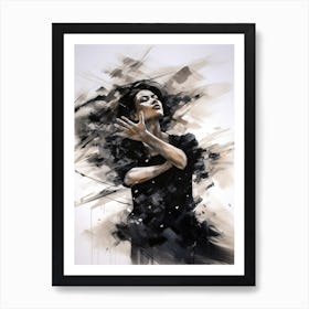 Confidemt Moods Watercolor Art Print