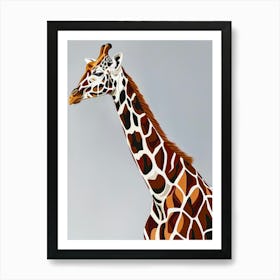 Giraffe Canvas Print 9 Art Print