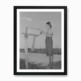 Untitled Photo, Possibly Related To Daughter Of Tenant Farmer Living Near Muskogee, Oklahoma, Getting The Art Print