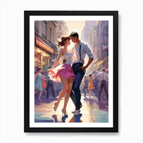 Dancers In Paris 1 Art Print