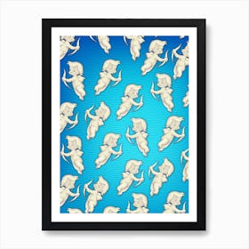 Cherub pattern Art Print