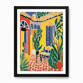 House In The Sun Matisse Style Art Print