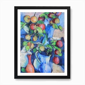 Plum 1 Classic Fruit Art Print