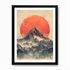 Mountain Range Affiche