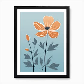 Orange Flower 2 Art Print