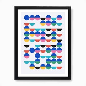 Color Circles 2 Art Print