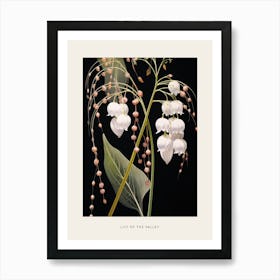 Flower Illustration Lily Of The Valley 3 Poster Art Print