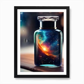 Galaxy In A Bottle Art Print