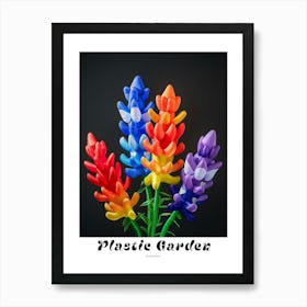 Bright Inflatable Flowers Poster Bluebonnet 2 Art Print