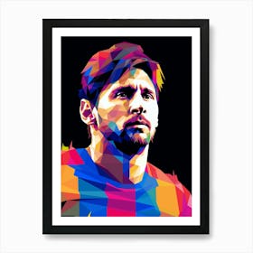 Lionel Messi 14 Art Print