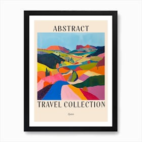 Abstract Travel Collection Poster Spain 3 Art Print
