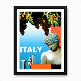 Italy, Land Of Fine Art And Wine Art Print