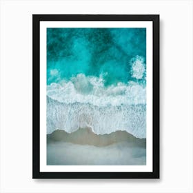 Aerial View Of The Ocean 5 Art Print