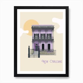 New Orleans Building Art Print