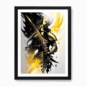 Black Knight Art Print