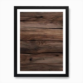 Wood Plank Background Art Print