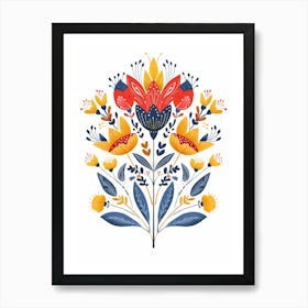 Floral Bouquet 1 Art Print