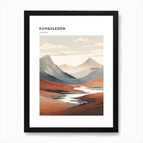 Kungsleden Sweden 2 Hiking Trail Landscape Poster Art Print