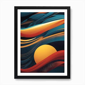 Abstract Painting 1 Art Print