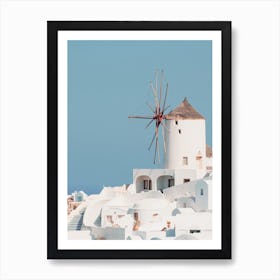 Mykonos Windmills Art Print