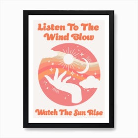 Fleetwood Mac The Chain Art Print Coral And White 1 Art Print