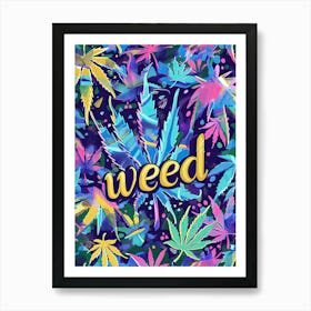 Eclectic Marijuana Art Print