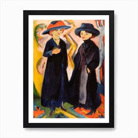 Two Women, Ernst Ludwig Kirchner Póster