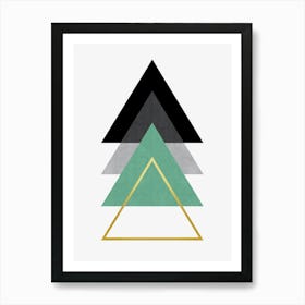 Triangle balance 1 Art Print