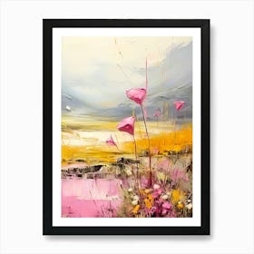 Pink Poppies Art Print