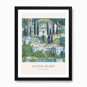 Kirche In Cassone, Gustav Klimt Art Print Poster Art Print