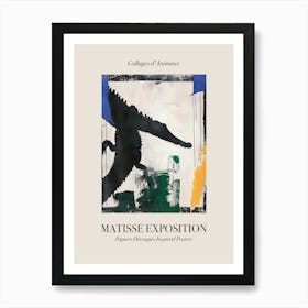 Crocodile 4 Matisse Inspired Exposition Animals Poster Art Print