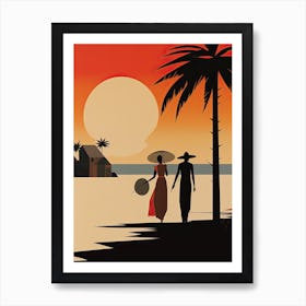 Phu Quoc, Vietnam, Bold Outlines 3 Art Print