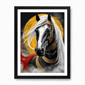 Horse Of The Gods Art Print