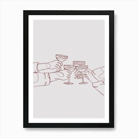 Cheers Art Print