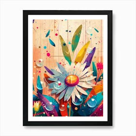 Colorful Flowers 11 Art Print